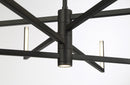 George Kovacs - P1478-66A-L - LED Chandelier - Articular - Coal Black