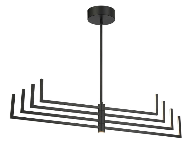 LED Chandelier<br /><span style="color:#4AB0CE;">Entrega: 4-10 dias en USA</span><br /><span style="color:#4AB0CE;font-size:60%;">PREGUNTE POR ENTREGA EN PANAMA</span><br />Collection: Articular<br />Finish: Coal Black