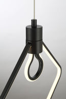 LED Pendant<br /><span style="color:#4AB0CE;">Entrega: 4-10 dias en USA</span><br /><span style="color:#4AB0CE;font-size:60%;">PREGUNTE POR ENTREGA EN PANAMA</span><br />Collection: Edison's Outline<br />Finish: Coal Black