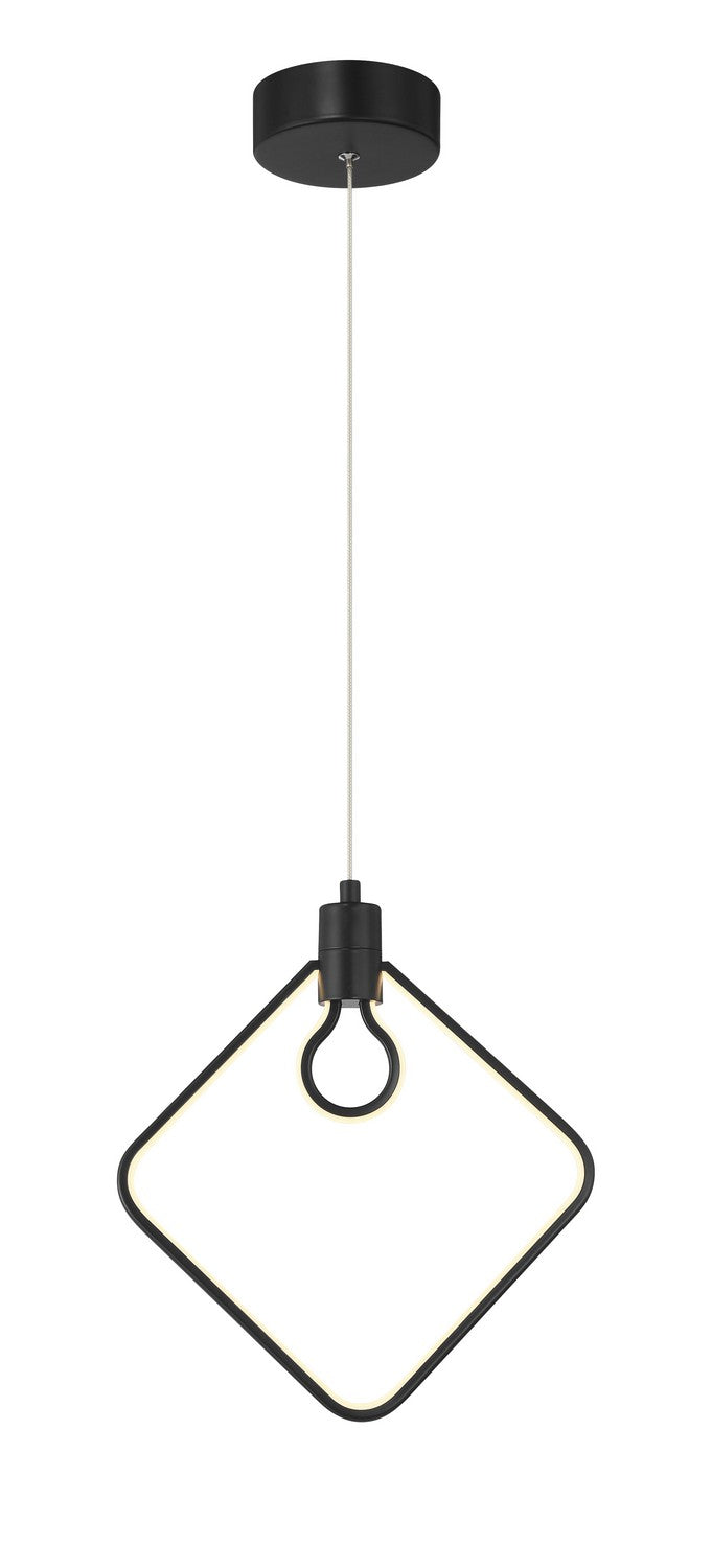 LED Pendant<br /><span style="color:#4AB0CE;">Entrega: 4-10 dias en USA</span><br /><span style="color:#4AB0CE;font-size:60%;">PREGUNTE POR ENTREGA EN PANAMA</span><br />Collection: Edison's Outline<br />Finish: Coal Black