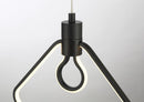 George Kovacs - P1905-66A-L - LED Pendant - Edison's Outline - Coal Black