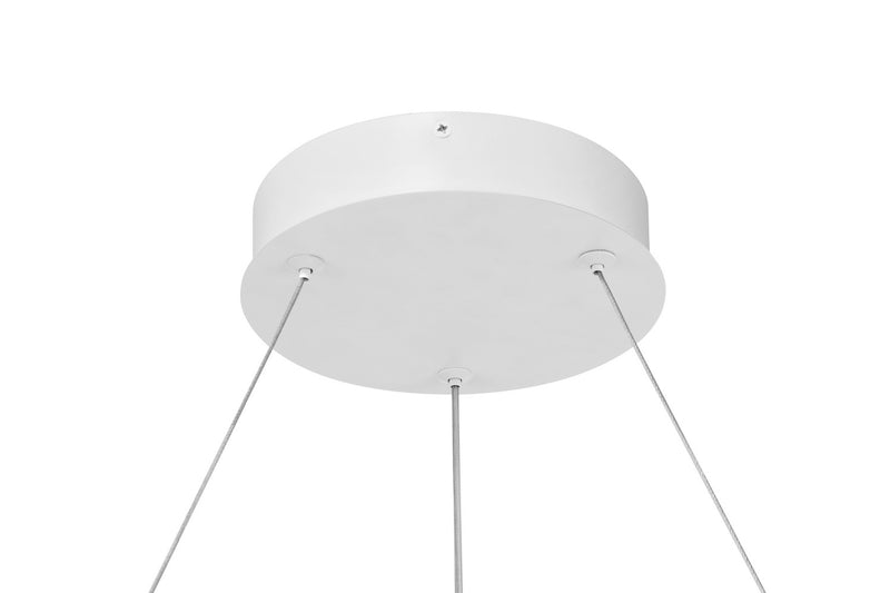 George Kovacs - P5555-44B-L - LED Pendant - Conc - Matte White