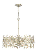 Five Light Pendant<br /><span style="color:#4AB0CE;">Entrega: 4-10 dias en USA</span><br /><span style="color:#4AB0CE;font-size:60%;">PREGUNTE POR ENTREGA EN PANAMA</span><br />Collection: Flower Child<br />Finish: Ambry Gold