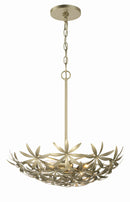 Four Light Pendant<br /><span style="color:#4AB0CE;">Entrega: 4-10 dias en USA</span><br /><span style="color:#4AB0CE;font-size:60%;">PREGUNTE POR ENTREGA EN PANAMA</span><br />Collection: Flower Child<br />Finish: Ambry Gold