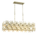 Six Light Island Pendant<br /><span style="color:#4AB0CE;">Entrega: 4-10 dias en USA</span><br /><span style="color:#4AB0CE;font-size:60%;">PREGUNTE POR ENTREGA EN PANAMA</span><br />Collection: Flower Child<br />Finish: Ambry Gold
