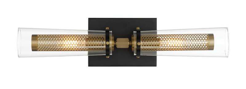 Two Light Bath Vanity<br /><span style="color:#4AB0CE;">Entrega: 18-19 semanas en USA</span><br /><span style="color:#4AB0CE;font-size:60%;">PREGUNTE POR ENTREGA EN PANAMA</span><br />Collection: Emmerham<br />Finish: Coal