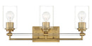 Three Light Bath Vanity<br /><span style="color:#4AB0CE;">Entrega: 4-10 dias en USA</span><br /><span style="color:#4AB0CE;font-size:60%;">PREGUNTE POR ENTREGA EN PANAMA</span><br />Collection: Binsly<br />Finish: Aged Brass