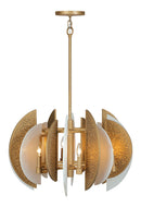 Eight Light Chandelier<br /><span style="color:#4AB0CE;">Entrega: 4-10 dias en USA</span><br /><span style="color:#4AB0CE;font-size:60%;">PREGUNTE POR ENTREGA EN PANAMA</span><br />Collection: Saint Martin<br />Finish: Ashen Gold