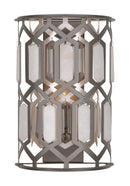 One Light Wall Sconce<br /><span style="color:#4AB0CE;">Entrega: 4-10 dias en USA</span><br /><span style="color:#4AB0CE;font-size:60%;">PREGUNTE POR ENTREGA EN PANAMA</span><br />Collection: Hexly<br />Finish: Bronze & Sultry Sliver