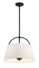 Three Light Island Pendant<br /><span style="color:#4AB0CE;">Entrega: 4-10 dias en USA</span><br /><span style="color:#4AB0CE;font-size:60%;">PREGUNTE POR ENTREGA EN PANAMA</span><br />Collection: Headington<br />Finish: Coal