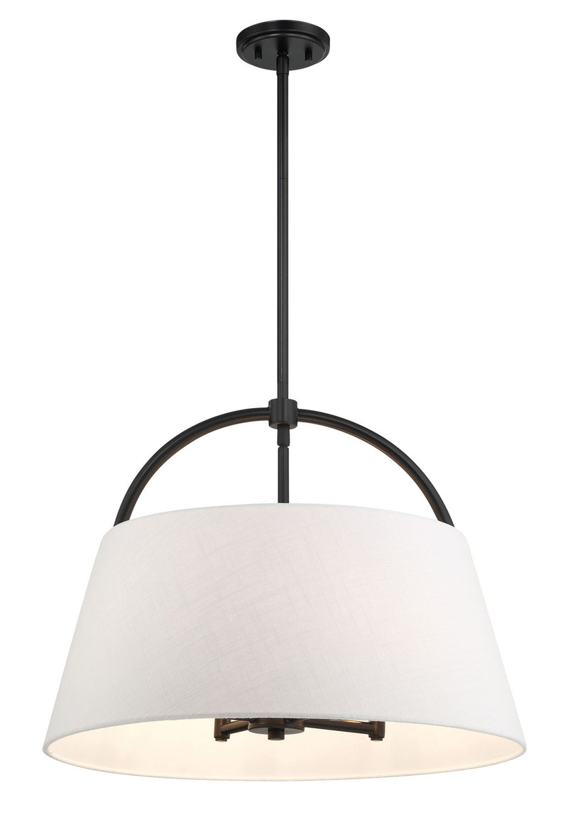 Four Light Island Pendant<br /><span style="color:#4AB0CE;">Entrega: 4-10 dias en USA</span><br /><span style="color:#4AB0CE;font-size:60%;">PREGUNTE POR ENTREGA EN PANAMA</span><br />Collection: Headington<br />Finish: Coal