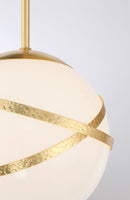 Minka-Lavery - 5433-853 - Three Light Pan Pendant - Batignolles - Spring Gold Leaf