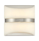 LED Wall Sconce<br /><span style="color:#4AB0CE;">Entrega: 4-10 dias en USA</span><br /><span style="color:#4AB0CE;font-size:60%;">PREGUNTE POR ENTREGA EN PANAMA</span><br />Collection: Velaux<br />Finish: Brushed Nickel