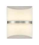 LED Wall Sconce<br /><span style="color:#4AB0CE;">Entrega: 4-10 dias en USA</span><br /><span style="color:#4AB0CE;font-size:60%;">PREGUNTE POR ENTREGA EN PANAMA</span><br />Collection: Velaux<br />Finish: Brushed Nickel