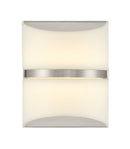 LED Wall Sconce<br /><span style="color:#4AB0CE;">Entrega: 4-10 dias en USA</span><br /><span style="color:#4AB0CE;font-size:60%;">PREGUNTE POR ENTREGA EN PANAMA</span><br />Collection: Velaux<br />Finish: Brushed Nickel