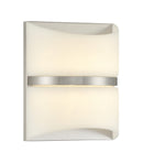 LED Wall Sconce<br /><span style="color:#4AB0CE;">Entrega: 4-10 dias en USA</span><br /><span style="color:#4AB0CE;font-size:60%;">PREGUNTE POR ENTREGA EN PANAMA</span><br />Collection: Velaux<br />Finish: Brushed Nickel