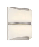 LED Wall Sconce<br /><span style="color:#4AB0CE;">Entrega: 4-10 dias en USA</span><br /><span style="color:#4AB0CE;font-size:60%;">PREGUNTE POR ENTREGA EN PANAMA</span><br />Collection: Velaux<br />Finish: Brushed Nickel