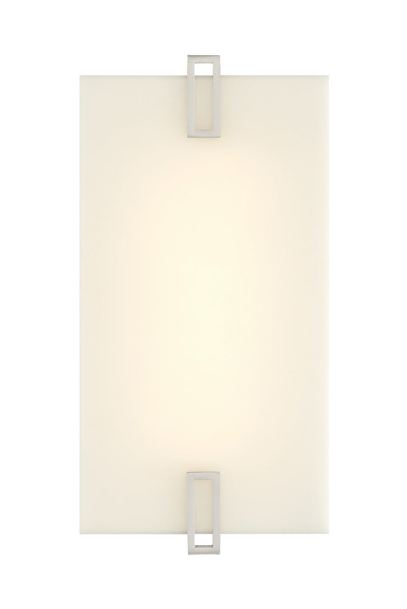 LED Wall Sconce<br /><span style="color:#4AB0CE;">Entrega: 4-10 dias en USA</span><br /><span style="color:#4AB0CE;font-size:60%;">PREGUNTE POR ENTREGA EN PANAMA</span><br />Collection: Aizen<br />Finish: Brushed Nickel