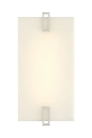 LED Wall Sconce<br /><span style="color:#4AB0CE;">Entrega: 4-10 dias en USA</span><br /><span style="color:#4AB0CE;font-size:60%;">PREGUNTE POR ENTREGA EN PANAMA</span><br />Collection: Aizen<br />Finish: Brushed Nickel