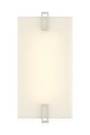 LED Wall Sconce<br /><span style="color:#4AB0CE;">Entrega: 4-10 dias en USA</span><br /><span style="color:#4AB0CE;font-size:60%;">PREGUNTE POR ENTREGA EN PANAMA</span><br />Collection: Aizen<br />Finish: Brushed Nickel