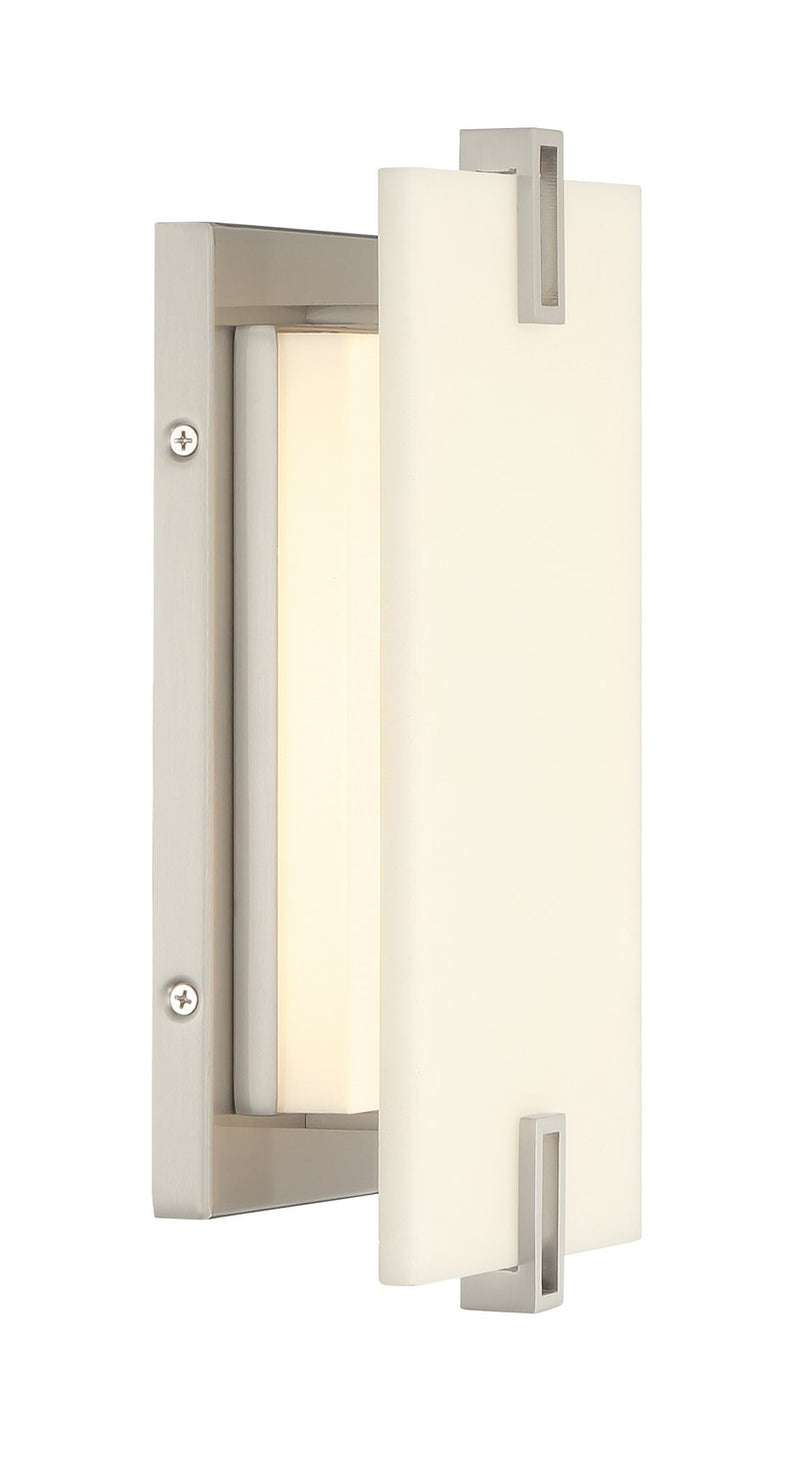 LED Wall Sconce<br /><span style="color:#4AB0CE;">Entrega: 4-10 dias en USA</span><br /><span style="color:#4AB0CE;font-size:60%;">PREGUNTE POR ENTREGA EN PANAMA</span><br />Collection: Aizen<br />Finish: Brushed Nickel