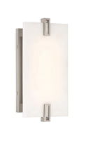 LED Wall Sconce<br /><span style="color:#4AB0CE;">Entrega: 4-10 dias en USA</span><br /><span style="color:#4AB0CE;font-size:60%;">PREGUNTE POR ENTREGA EN PANAMA</span><br />Collection: Aizen<br />Finish: Brushed Nickel