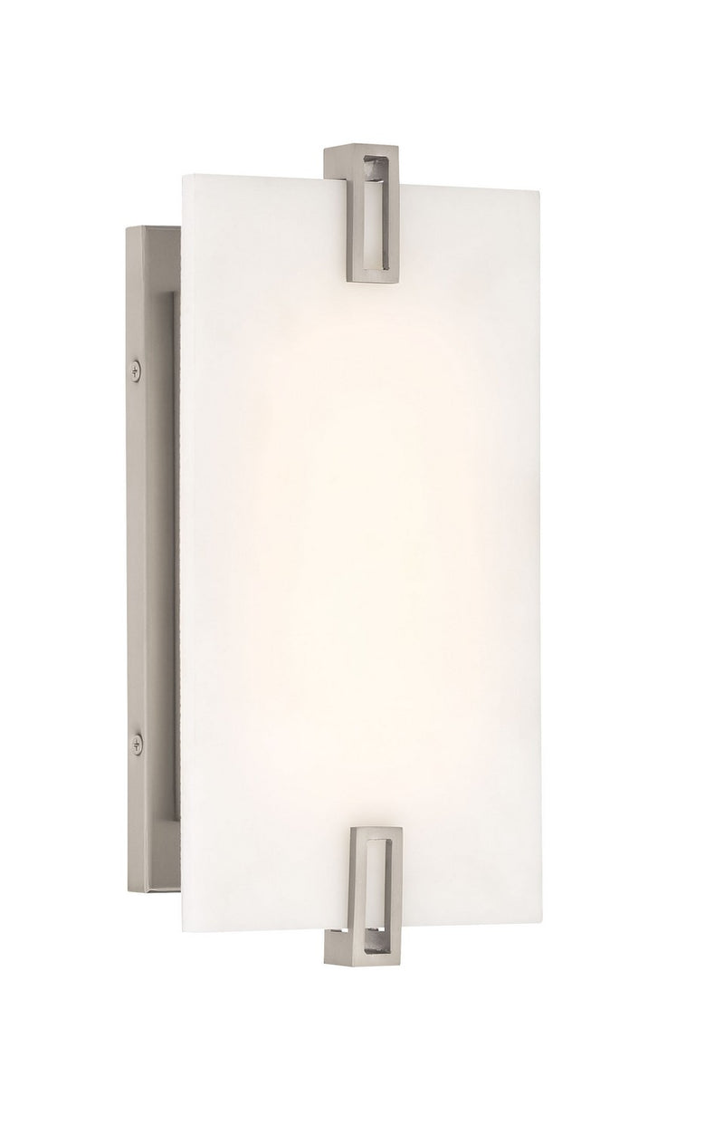 LED Wall Sconce<br /><span style="color:#4AB0CE;">Entrega: 4-10 dias en USA</span><br /><span style="color:#4AB0CE;font-size:60%;">PREGUNTE POR ENTREGA EN PANAMA</span><br />Collection: Aizen<br />Finish: Brushed Nickel