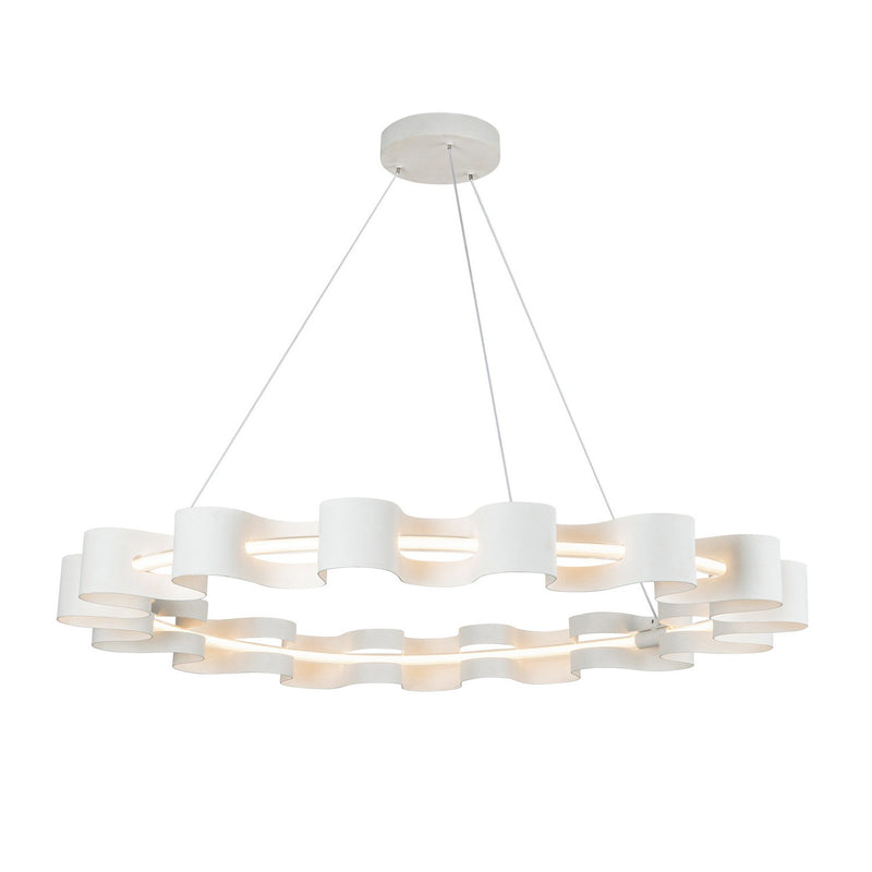 LED Chandelier<br /><span style="color:#4AB0CE;">Entrega: 4-10 dias en USA</span><br /><span style="color:#4AB0CE;font-size:60%;">PREGUNTE POR ENTREGA EN PANAMA</span><br />Collection: Nami<br />Finish: Antique White
