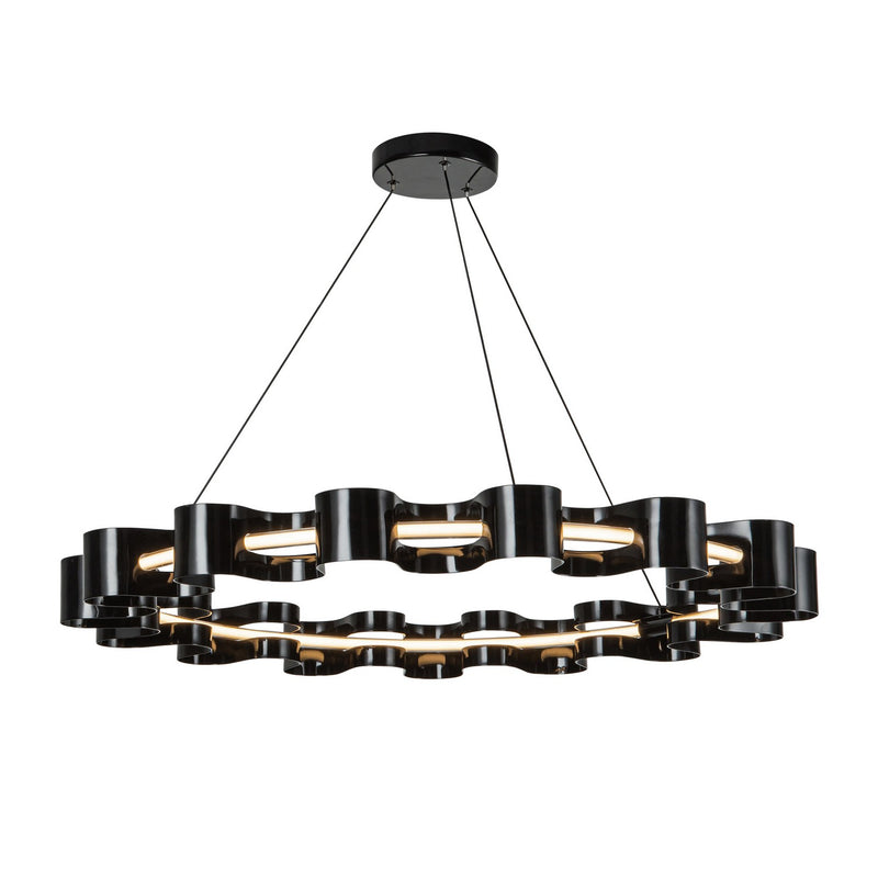 LED Chandelier<br /><span style="color:#4AB0CE;">Entrega: 0-1 semanas en USA</span><br /><span style="color:#4AB0CE;font-size:60%;">PREGUNTE POR ENTREGA EN PANAMA</span><br />Collection: Nami<br />Finish: Gloss Black