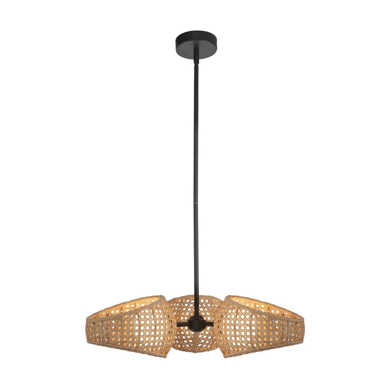 LED Chandelier<br /><span style="color:#4AB0CE;">Entrega: 4-10 dias en USA</span><br /><span style="color:#4AB0CE;font-size:60%;">PREGUNTE POR ENTREGA EN PANAMA</span><br />Collection: Lanai<br />Finish: Black/Opal Glass