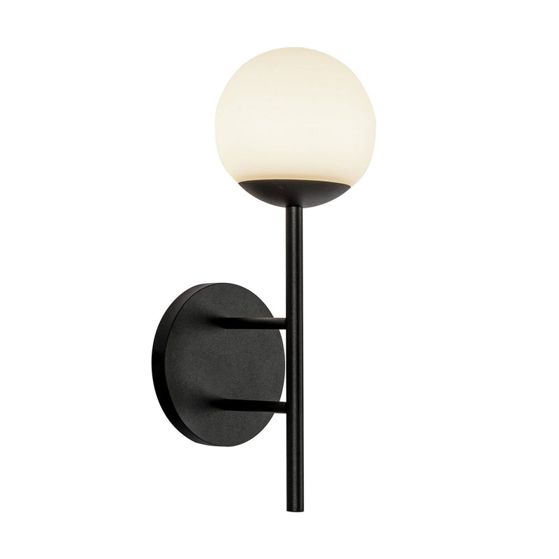 LED Exterior Wall Mount<br /><span style="color:#4AB0CE;">Entrega: 4-10 dias en USA</span><br /><span style="color:#4AB0CE;font-size:60%;">PREGUNTE POR ENTREGA EN PANAMA</span><br />Collection: Claremont<br />Finish: Black/Opal Glass