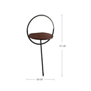 Kuzco Lighting - FL83818-BK/WT - LED Floor Lamp - Maya - Black/Walnut