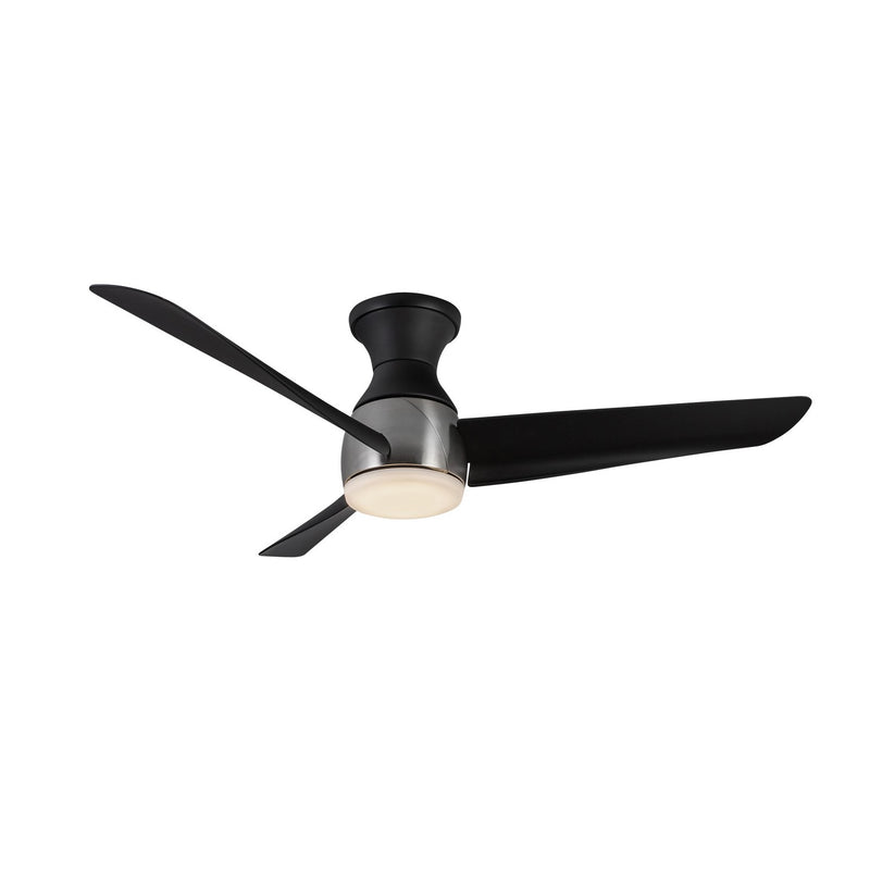 54"Hugger Fan<br /><span style="color:#4AB0CE;">Entrega: 4-10 dias en USA</span><br /><span style="color:#4AB0CE;font-size:60%;">PREGUNTE POR ENTREGA EN PANAMA</span><br />Collection: Thalia<br />Finish: Brushed Nickel/Matte Black