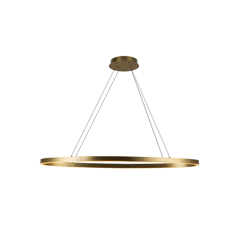LED Linear Pendant<br /><span style="color:#4AB0CE;">Entrega: 4-10 dias en USA</span><br /><span style="color:#4AB0CE;font-size:60%;">PREGUNTE POR ENTREGA EN PANAMA</span><br />Collection: Ovale<br />Finish: Brushed Gold