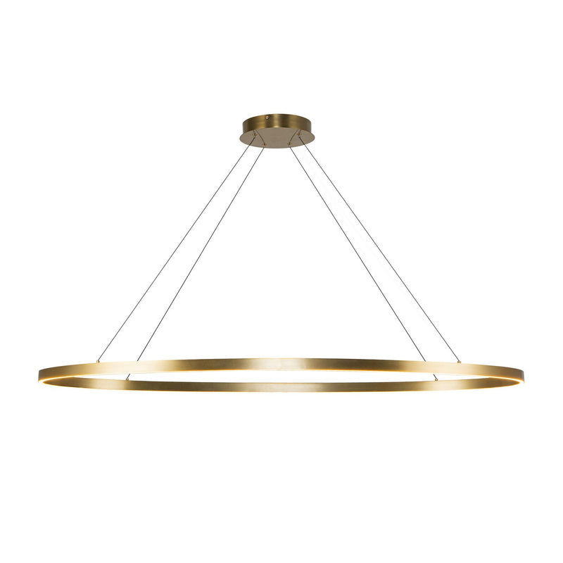 LED Linear Pendant<br /><span style="color:#4AB0CE;">Entrega: 4-10 dias en USA</span><br /><span style="color:#4AB0CE;font-size:60%;">PREGUNTE POR ENTREGA EN PANAMA</span><br />Collection: Ovale<br />Finish: Brushed Gold