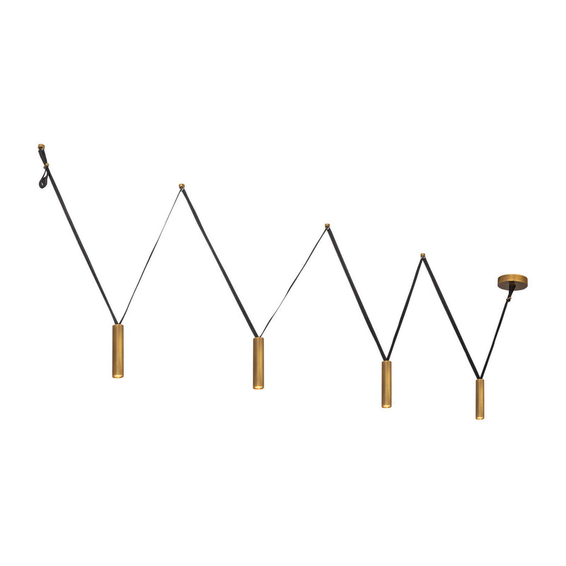 LED Linear Pendant<br /><span style="color:#4AB0CE;">Entrega: 4-10 dias en USA</span><br /><span style="color:#4AB0CE;font-size:60%;">PREGUNTE POR ENTREGA EN PANAMA</span><br />Collection: Mason<br />Finish: Vintage Brass