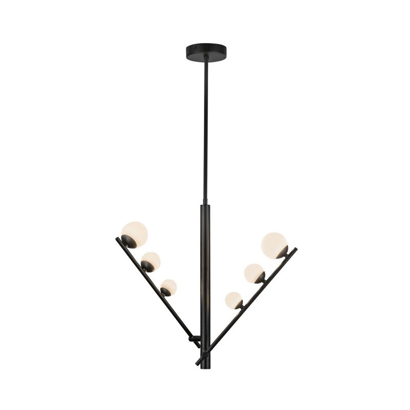 LED Pendant<br /><span style="color:#4AB0CE;">Entrega: 4-10 dias en USA</span><br /><span style="color:#4AB0CE;font-size:60%;">PREGUNTE POR ENTREGA EN PANAMA</span><br />Collection: Cypress<br />Finish: Black/Opal Glass