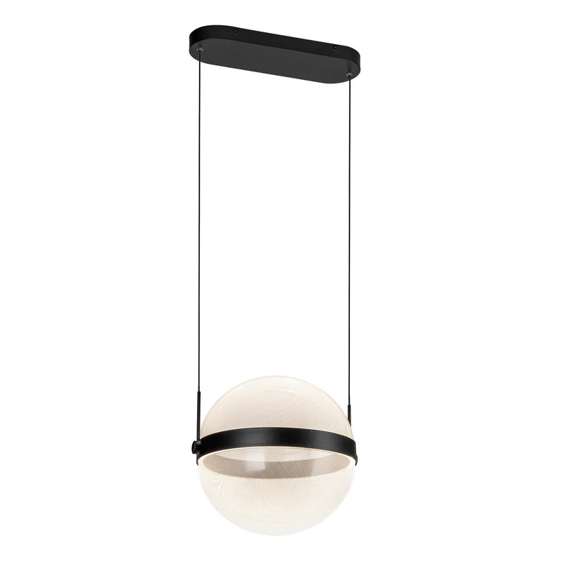 LED Pendant<br /><span style="color:#4AB0CE;">Entrega: 4-10 dias en USA</span><br /><span style="color:#4AB0CE;font-size:60%;">PREGUNTE POR ENTREGA EN PANAMA</span><br />Collection: Pisces<br />Finish: Black/Light Guide