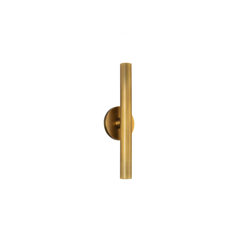 LED Wall Sconce<br /><span style="color:#4AB0CE;">Entrega: 8-9 semanas en USA</span><br /><span style="color:#4AB0CE;font-size:60%;">PREGUNTE POR ENTREGA EN PANAMA</span><br />Collection: Mason<br />Finish: Vintage Brass