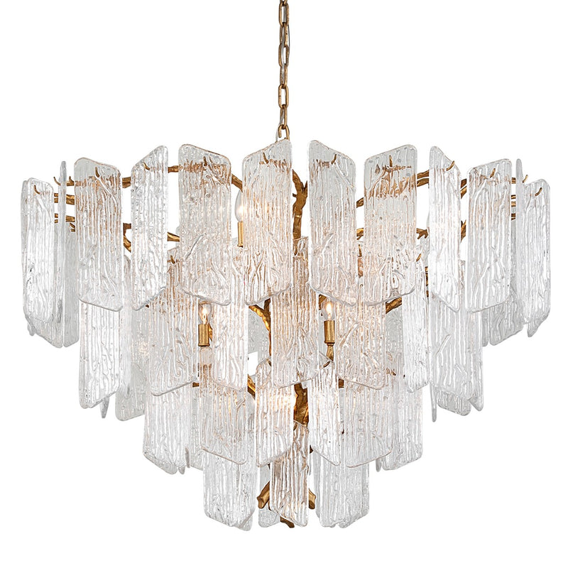 Corbett Lighting - 244-412-GL - 12 Light Chandelier - Piemonte - Gold Leaf