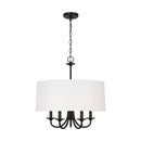 Generation Lighting - 3320205-112 - Five Light Chandelier - Seville - Midnight Black