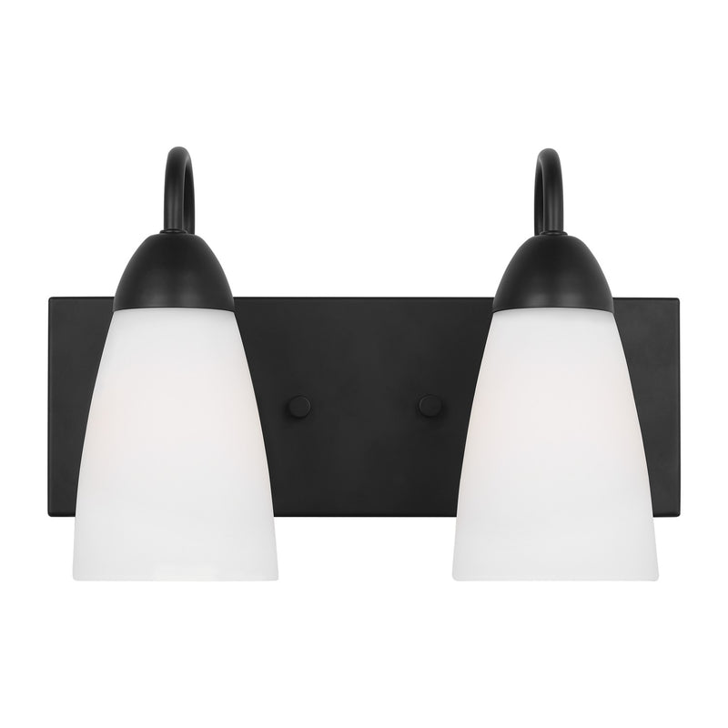 Generation Lighting - 4420202-112 - Two Light Wall / Bath - Seville - Midnight Black