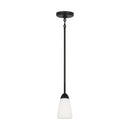 Generation Lighting - 6120201-112 - One Light Mini Pendant - Seville - Midnight Black