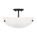 Two Light Semi-Flush Convertible Pendant<br /><span style="color:#4AB0CE;">Entrega: 6-7 semanas en USA</span><br /><span style="color:#4AB0CE;font-size:60%;">PREGUNTE POR ENTREGA EN PANAMA</span><br />Collection: Kerrville<br />Finish: Midnight Black
