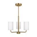 Generation Lighting - GLC1003SB - Three Light Chandelier - Rhett - Satin Bronze