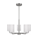 Generation Lighting - GLC1015BS - Five Light Chandelier - Rhett - Brushed Steel