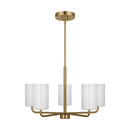 Generation Lighting - GLC1015SB - Five Light Chandelier - Rhett - Satin Bronze