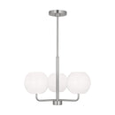 Generation Lighting - GLC1043BS - Three Light Chandelier - Rory - Brushed Steel