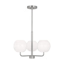 Generation Lighting - GLC1043BS - Three Light Chandelier - Rory - Brushed Steel