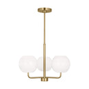 Generation Lighting - GLC1043SB - Three Light Chandelier - Rory - Satin Bronze